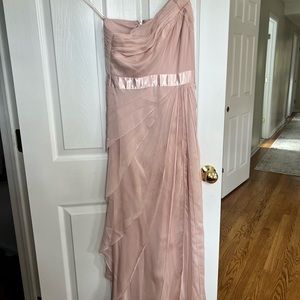Adrianna Papell one shoulder Pastel dress